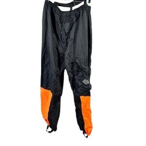 Harley Davidson Men’s 3X Reflective Rain Pants Orange Black